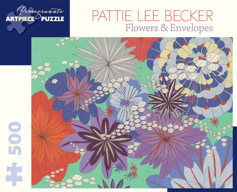 Becker: Flowers, Envelopes - 500pc Jigsaw Puzzle by Pomegranate