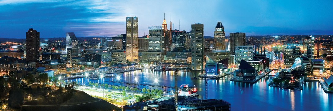 Cityscape: Baltimore - 1000pc Panoramic Jigsaw Puzzle by Masterpieces