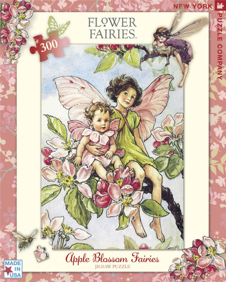 Apple Blossom Fairies - 300pc Jigsaw Puzzle by New York Puzzle Company