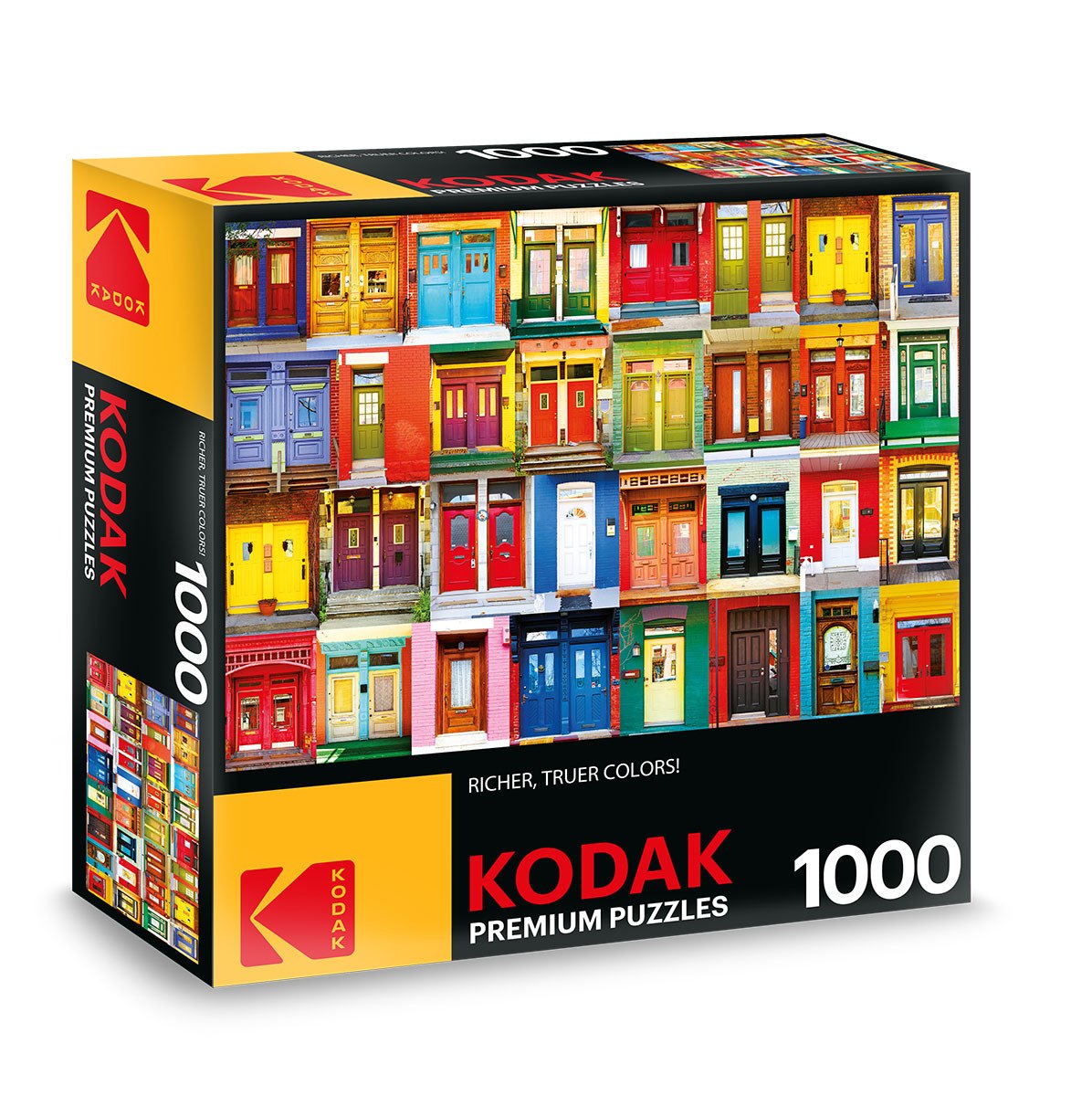 Colorful Montreal Doors - 1000pc Jigsaw Puzzle by Lafayette Puzzle Factory  			  					NEW - image 1
