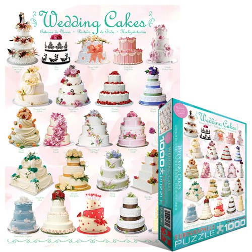 Wedding Cakes - 1000pc Jigsaw Puzzle by Eurographics