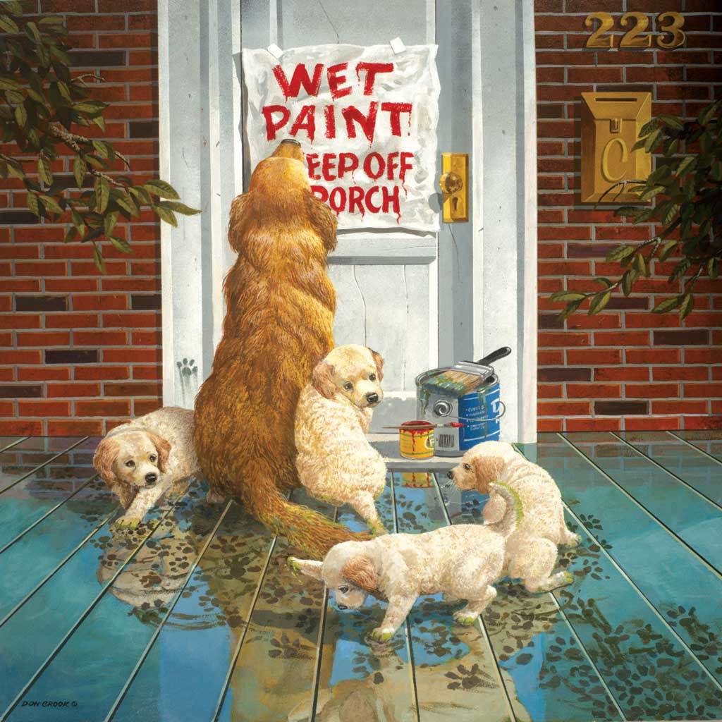Wet Paint - 1000pc Jigsaw Puzzle by Sunsout