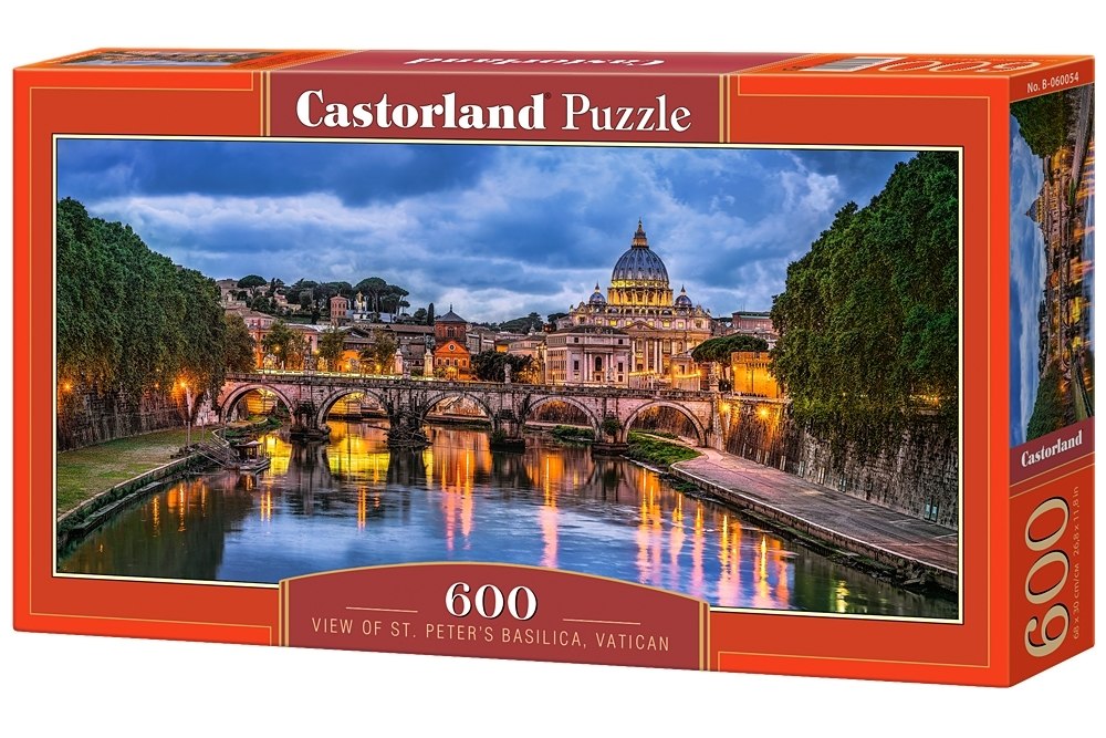 View of St. Peter's Basilica, Vatican - 600pc Jigsaw Puzzle By Castorland  			  					NEW - image 1
