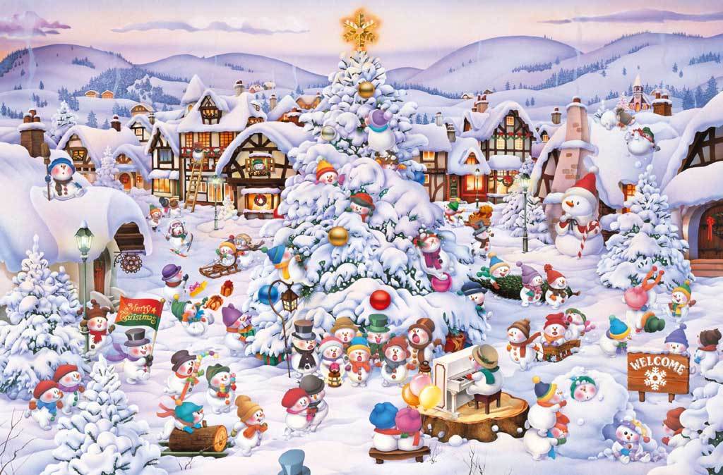 Christmas Choir - 1000pc Jigsaw Puzzle by Piatnik