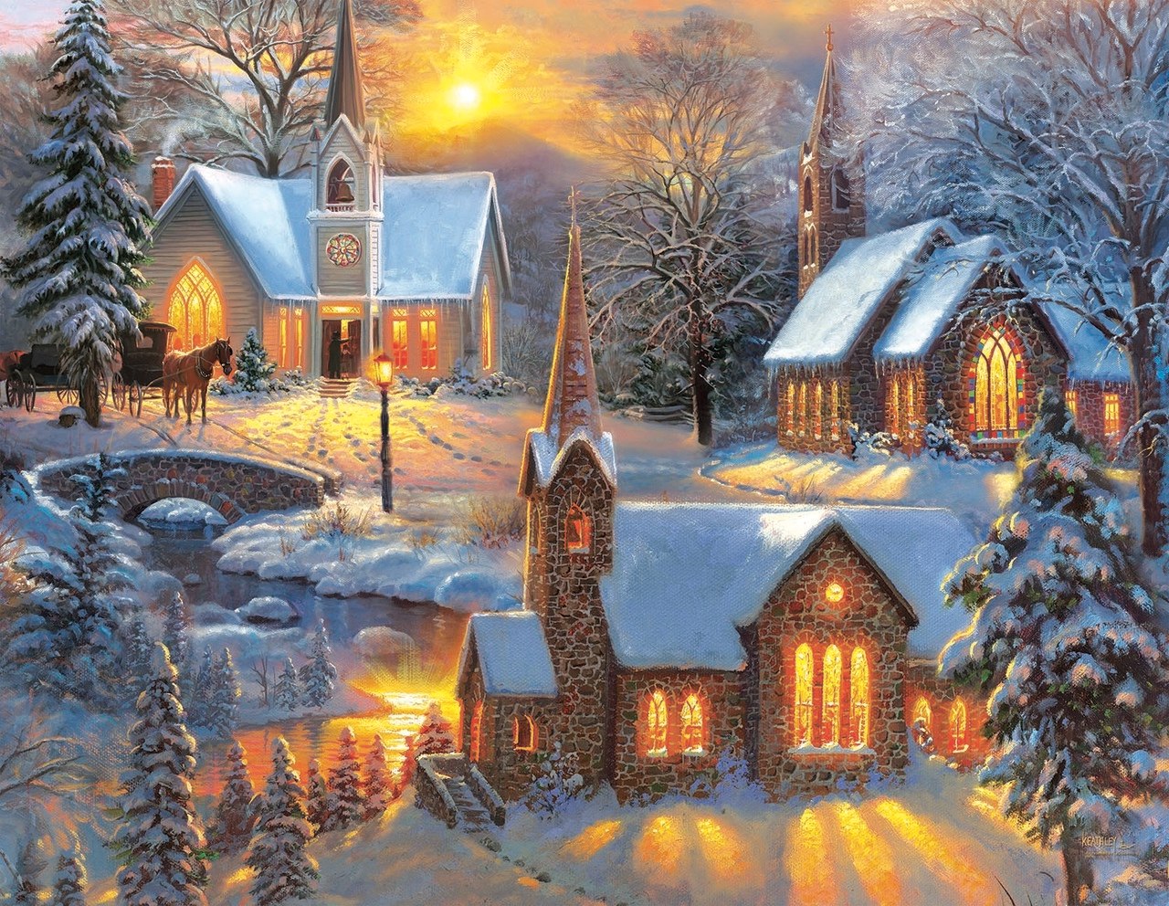 Shining Lights - 1000pc Jigsaw Puzzle By Sunsout  			  					NEW
