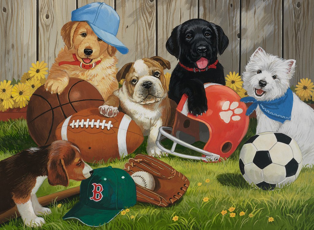 Let's Play Ball! - 200pc Children's Jigsaw Puzzle by Ravensburger