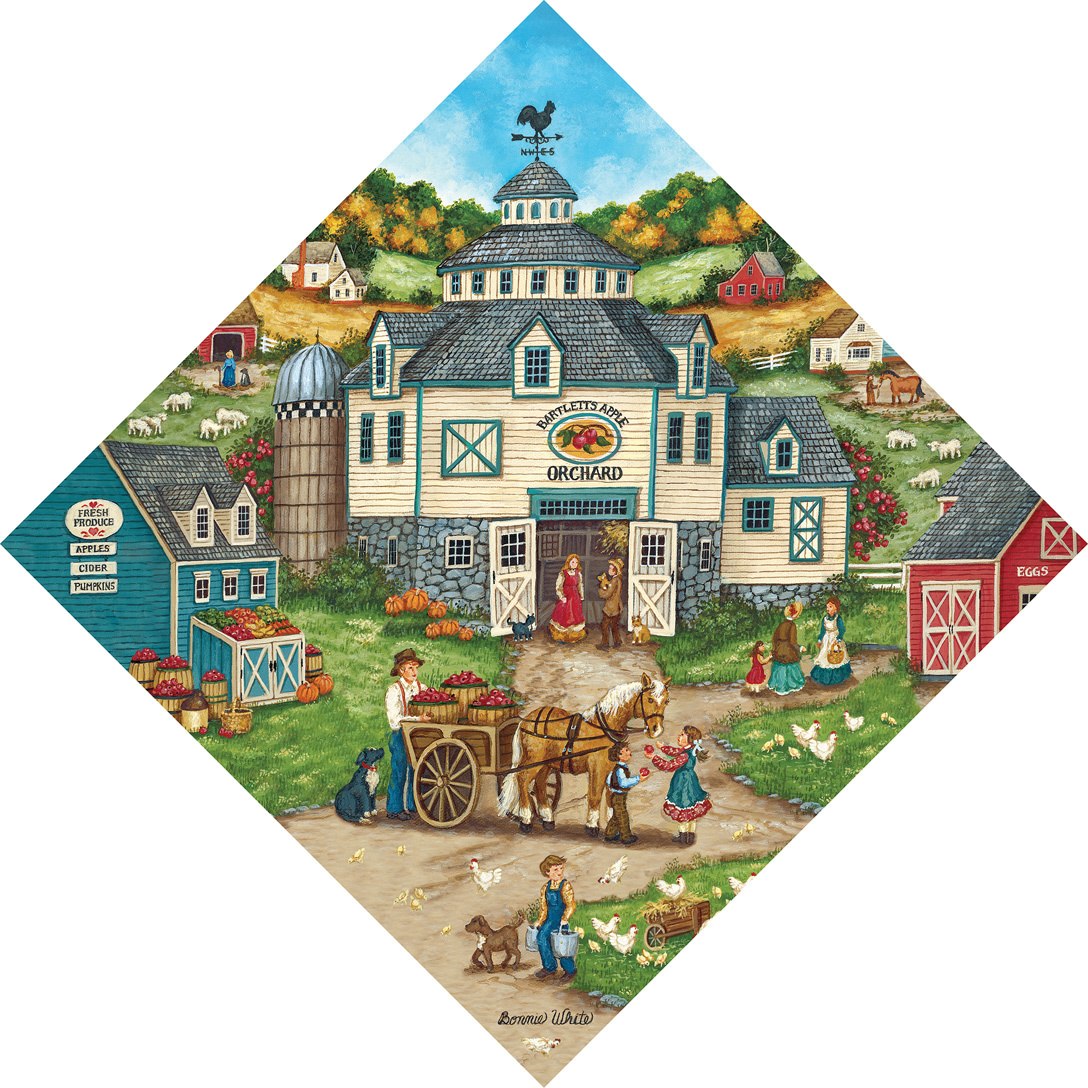 Diamond: Bartlett’s Apple Orchard - 500pc Jigsaw Puzzle by Masterpieces