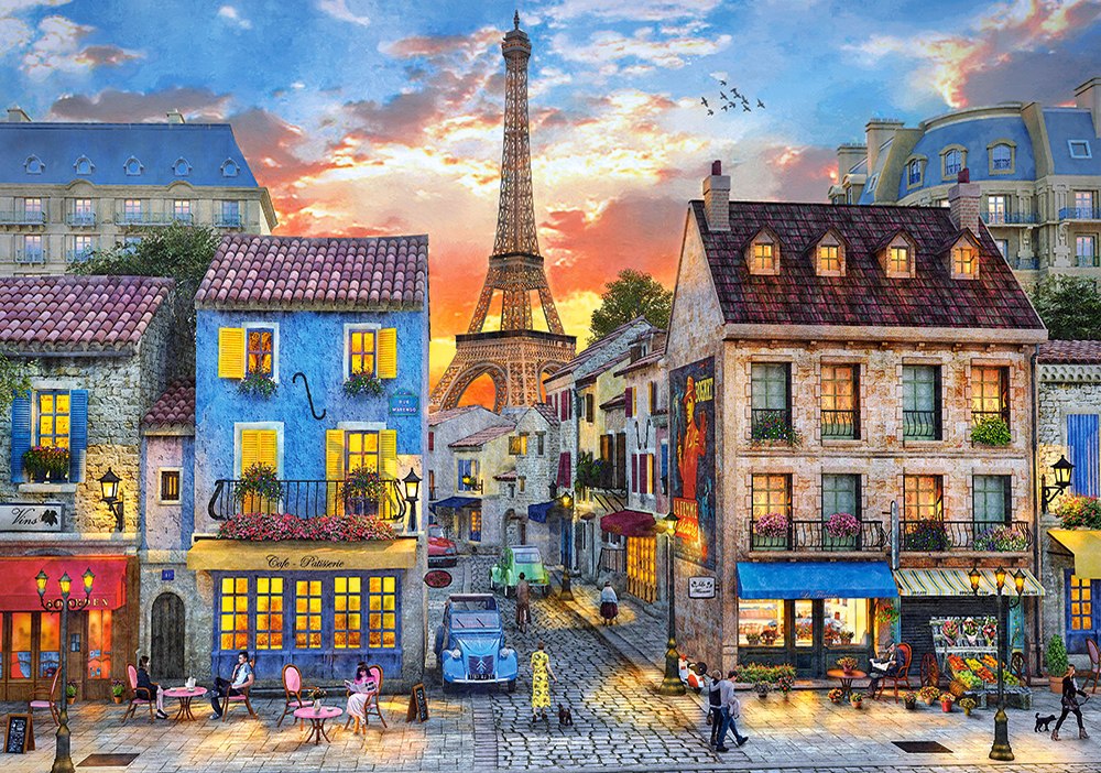 Streets of Paris - 500pc Jigsaw Puzzle by Castorland  			  					NEW