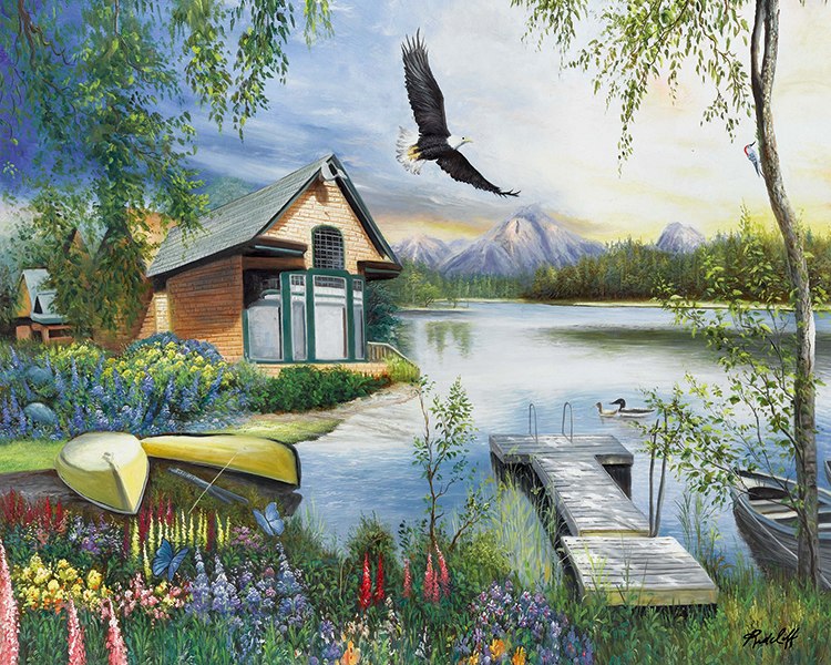 Morning Light - 1000pc Jigsaw Puzzle by Lafayette Puzzle Factory
