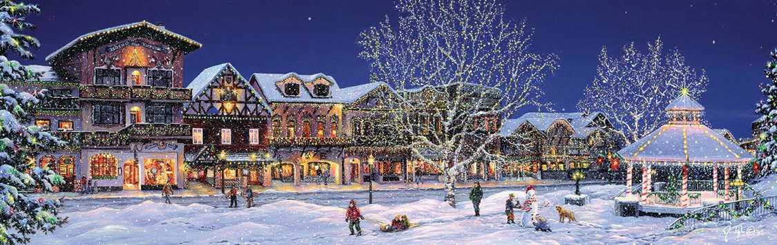 Hometown Holiday - 500pc Jigsaw Puzzle by SunsOut