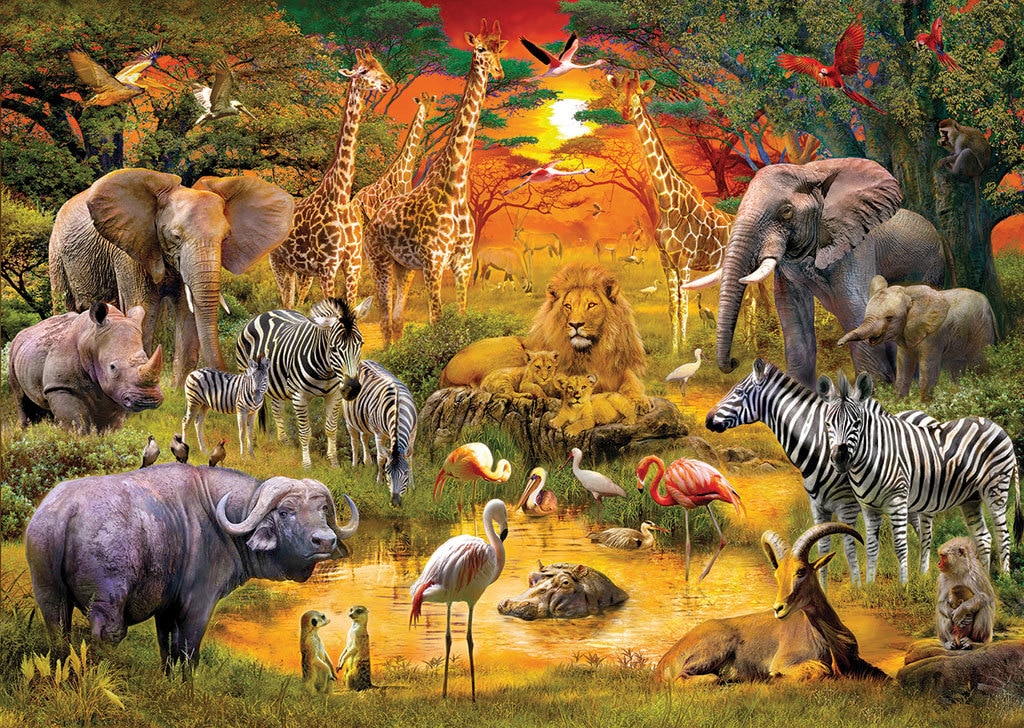 African Harmony - 100pc Jigsaw Puzzle by White Mountain