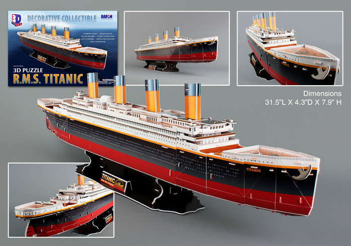 Titanic - 113pc 3D Jigsaw Puzzle by Daron