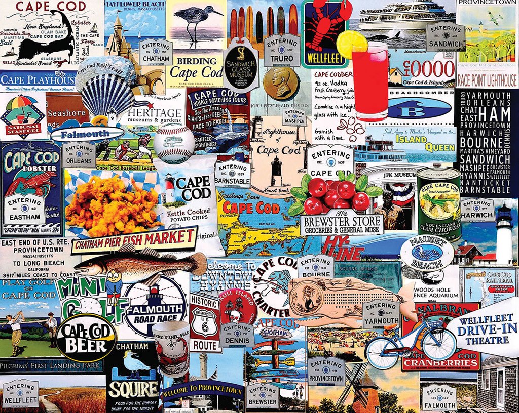 I Love Cape Cod - 1000pc Jigsaw Puzzle By White Mountain