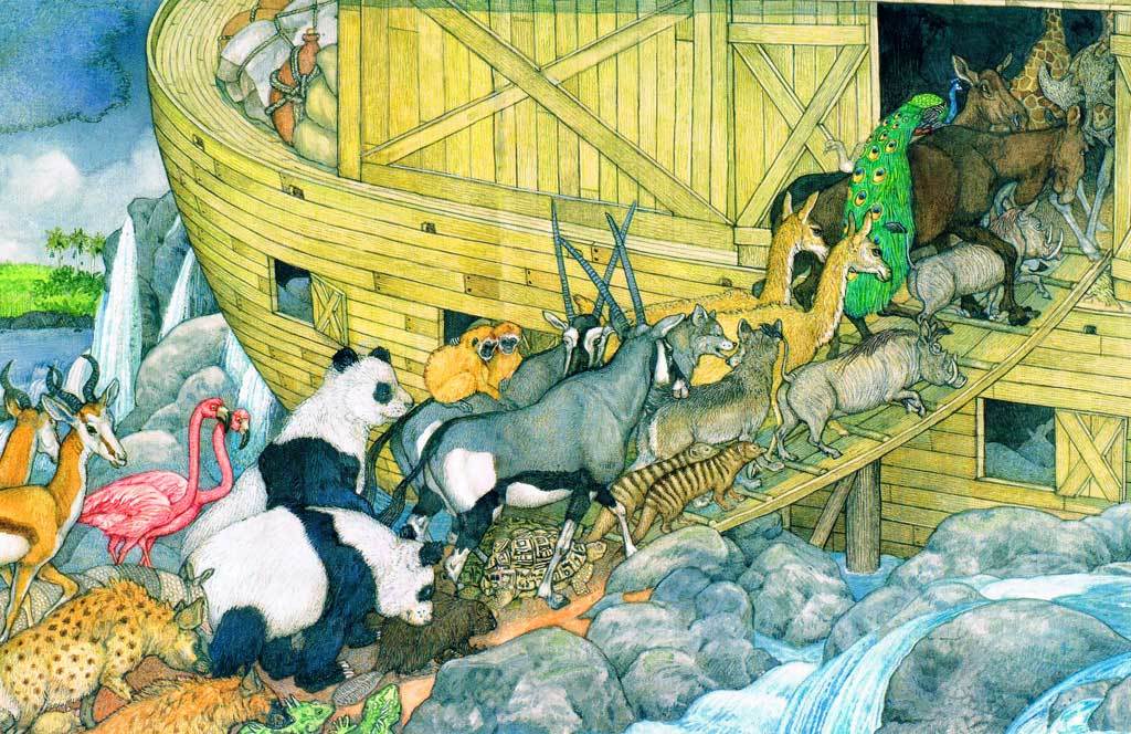 Noah's Ark - 1000pc Jigsaw Puzzle by New York Puzzle Co.