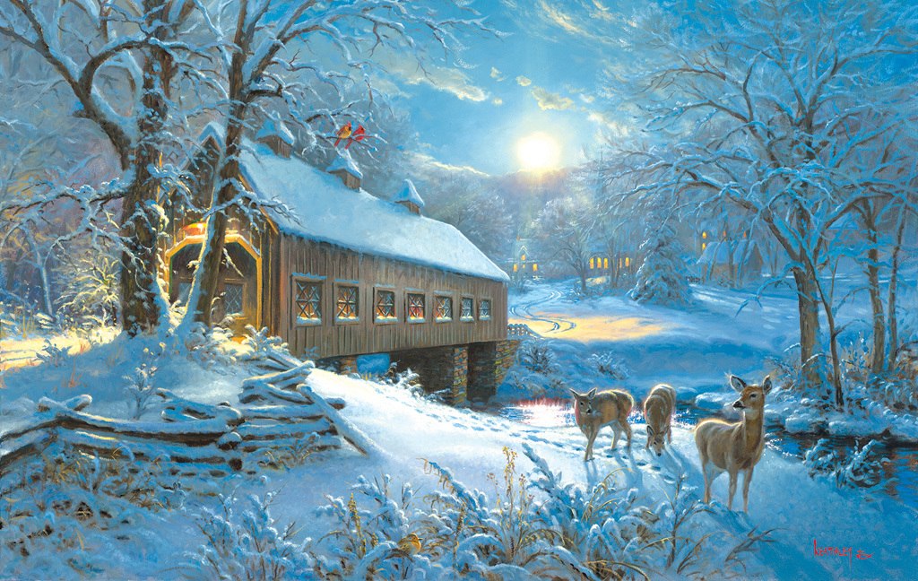 Moonlit Passage - 550pc Jigsaw Puzzle by SunsOut