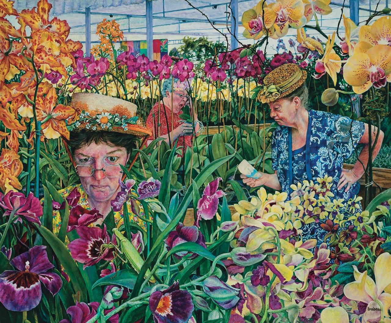 Orchids with Mantis - 1000pc Jigsaw Puzzle By Sunsout  			  					NEW