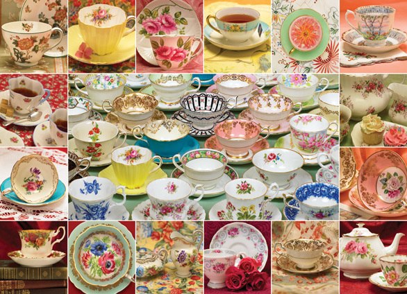Teacup Collection - 2000pc Jigsaw Puzzle By Cobble Hill