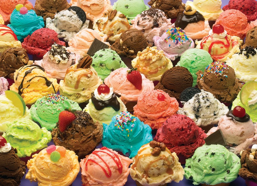 Ice Cream - 1000pc Jigsaw Puzzle by Jack Pine