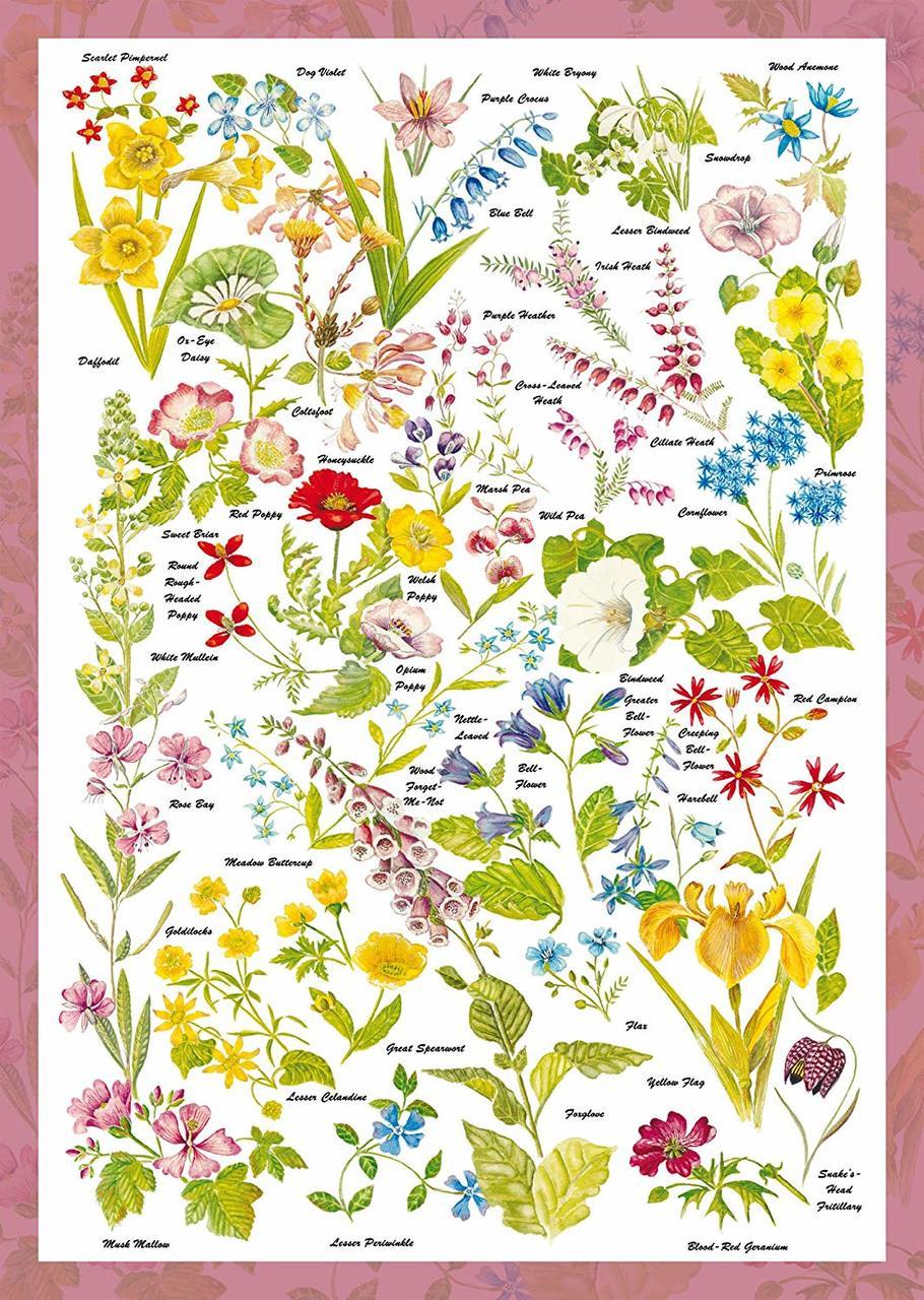 Wild Flowers - 1000pc Jigsaw Puzzle by Schmidt  			  					NEW