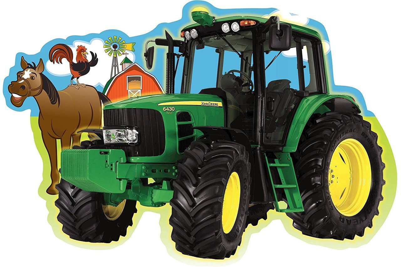 John Deere: Plowing Through - 36pc Floor Jigsaw Puzzle By Masterpieces