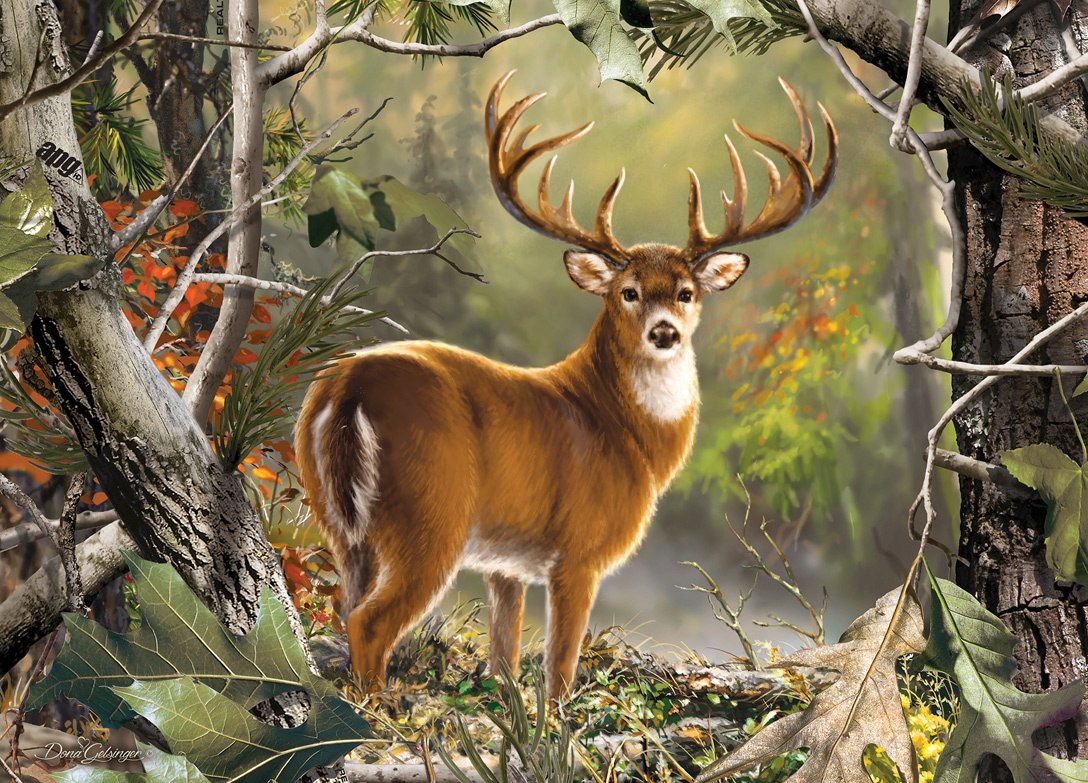 Realtree: Backcountry Buck - 1000pc Jigsaw Puzzle by Masterpieces