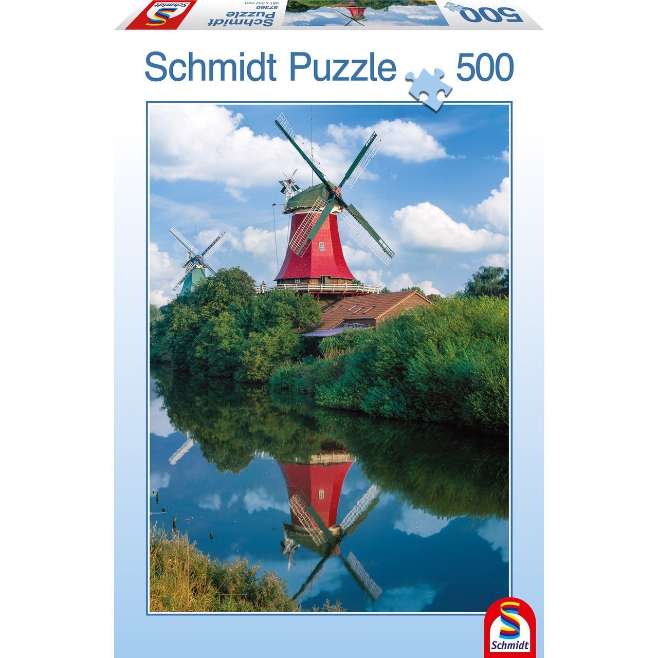 Twin Windmills - 500pc Jigsaw Puzzle by Schmidt