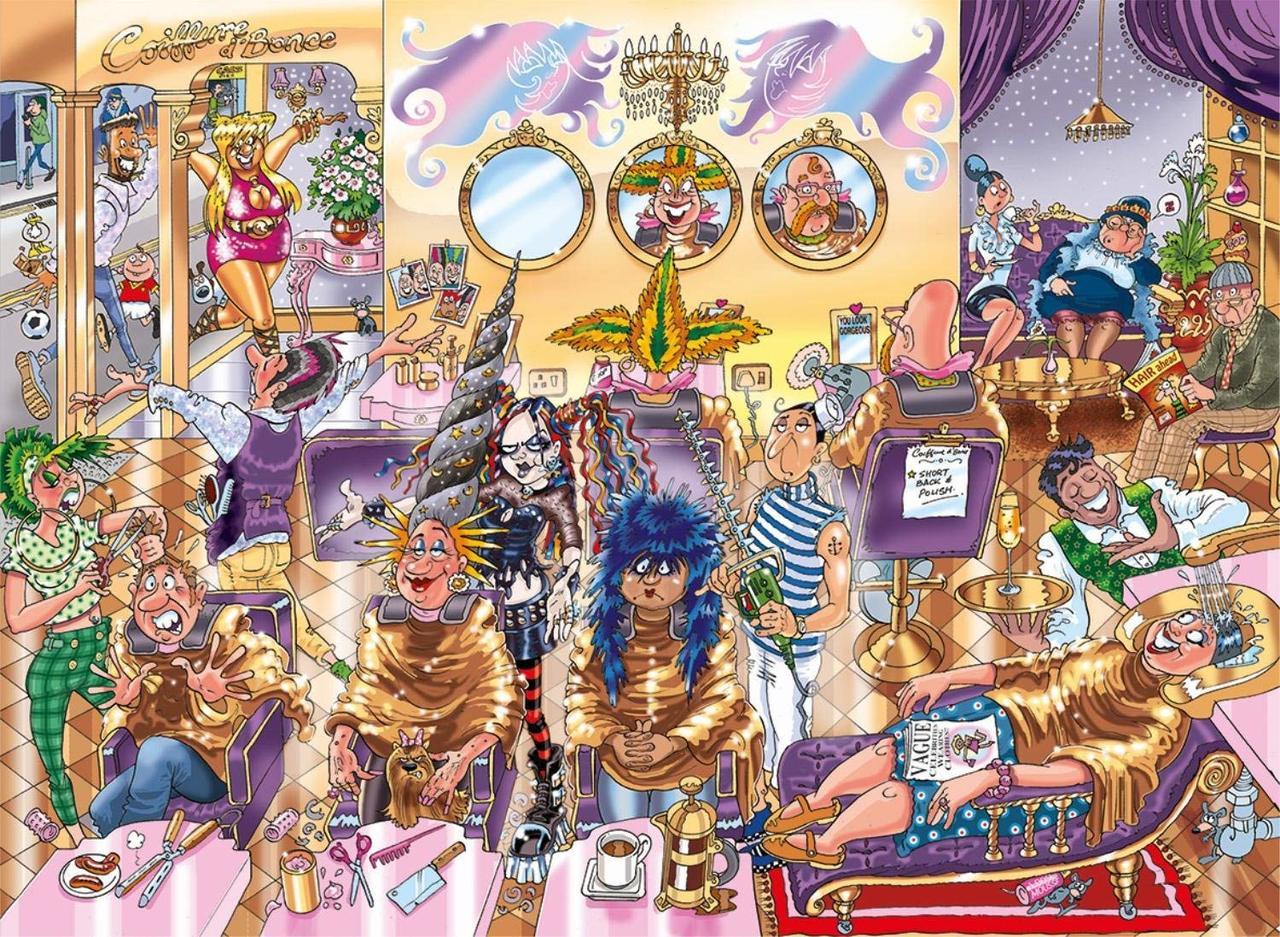 WASGIJ: Back to … 3, Barbers and Beehives! - 1000pc Jigsaw Puzzle By Jumbo  			  					NEW