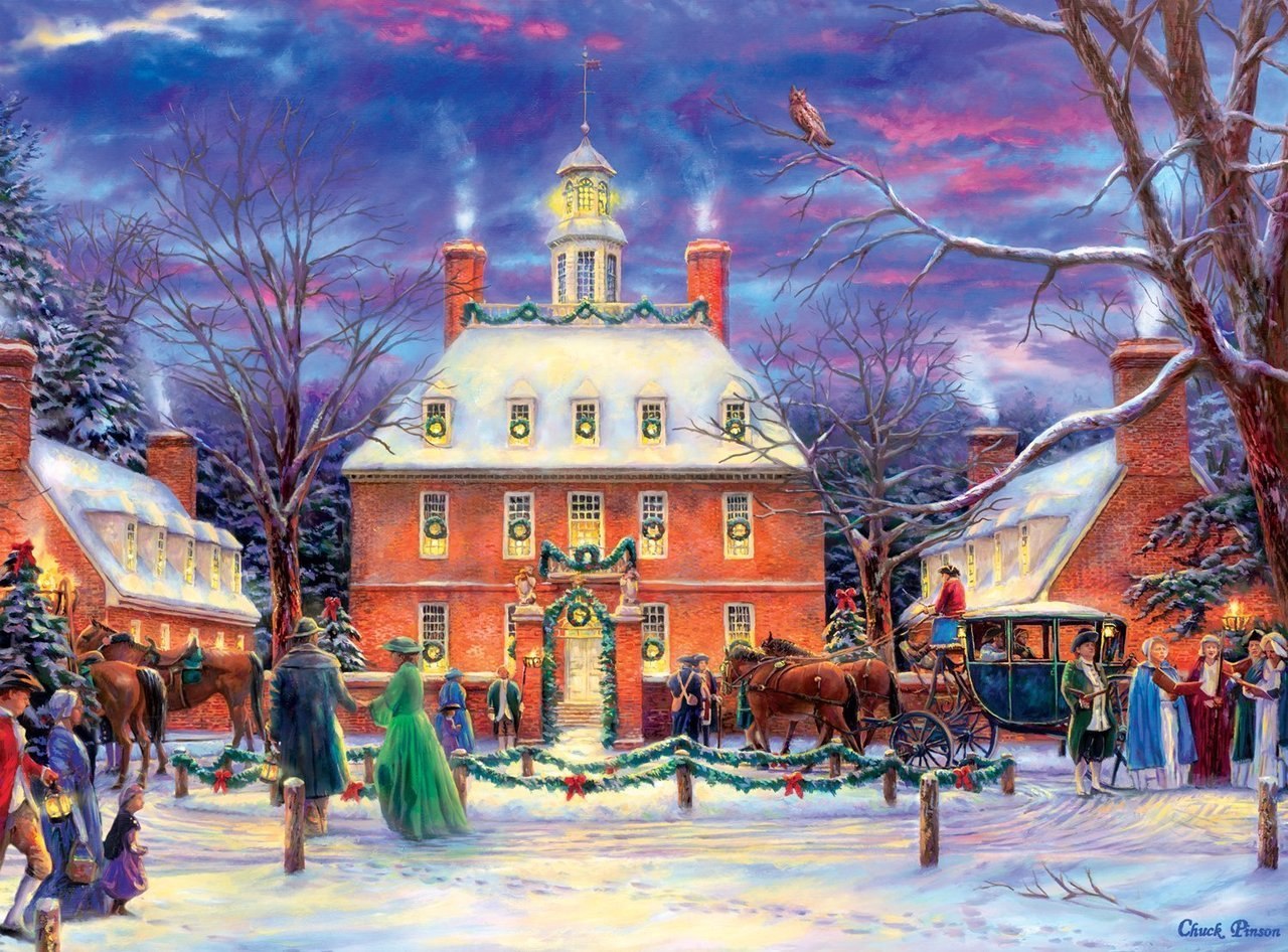Chuck Pinson: Governor's Party - 1000pc Jigsaw Puzzle by Buffalo Games