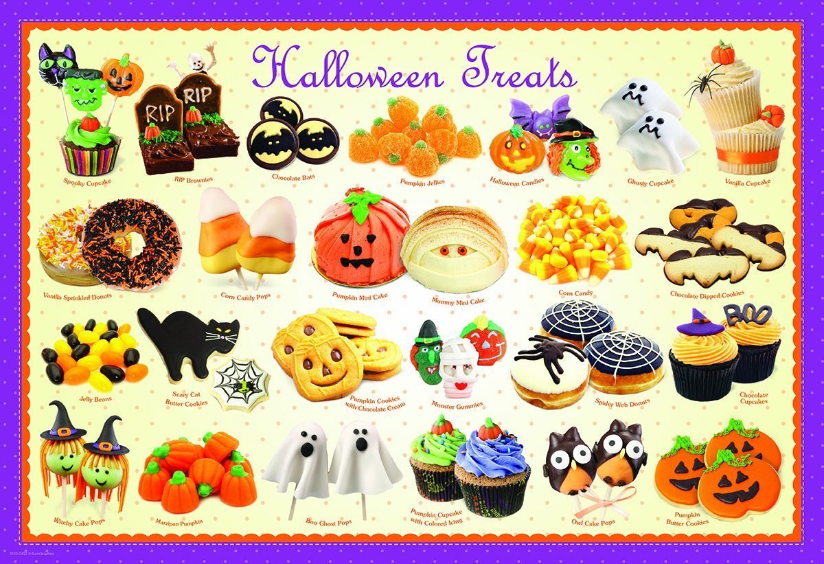 Halloween Treats - 100pc Jigsaw Puzzle by Eurographics  			  					NEW