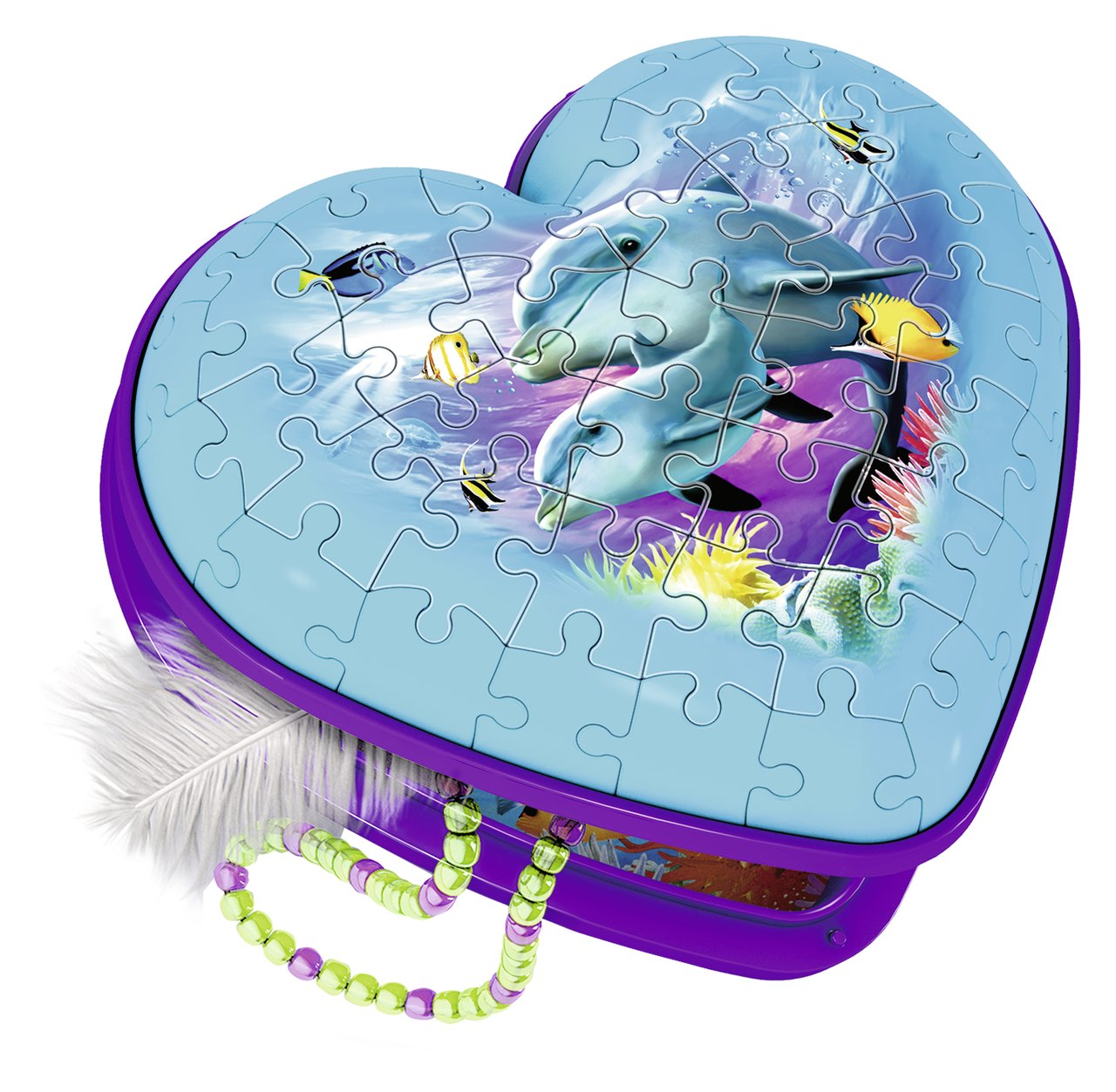 Heart Case Underwater - 54pc 3D By Ravensburger  			  					NEW