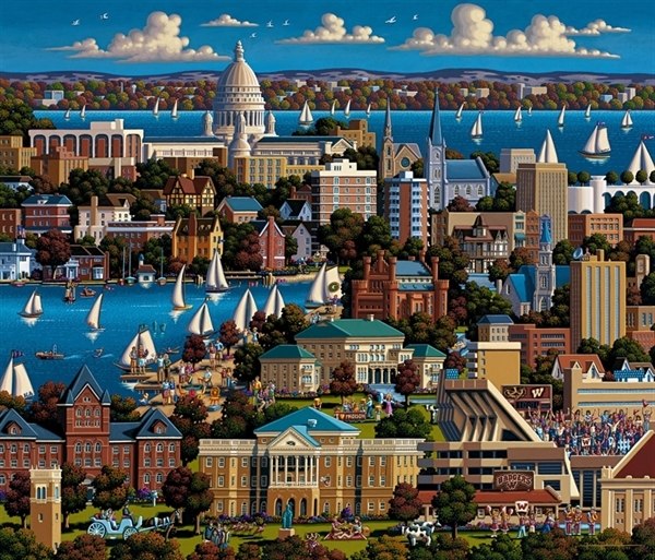 Madison - 500pc Jigsaw Puzzle by Dowdle
