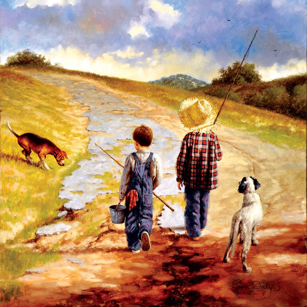 A Fine Afternoon for Fishing - 500pc Jigsaw Puzzle by SunsOut