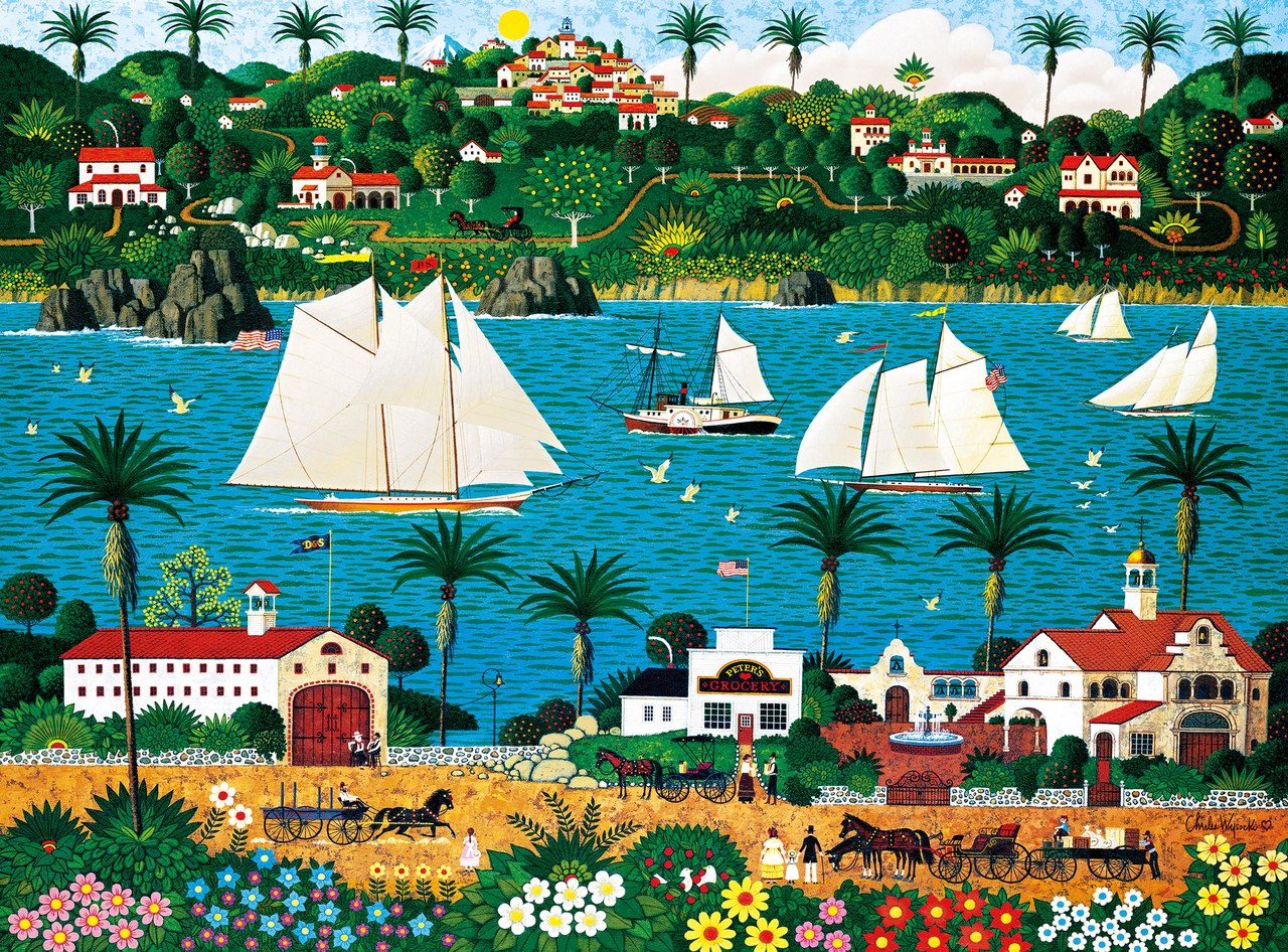 Charles Wysocki: Old California - 1000pc Jigsaw Puzzle By Buffalo Games