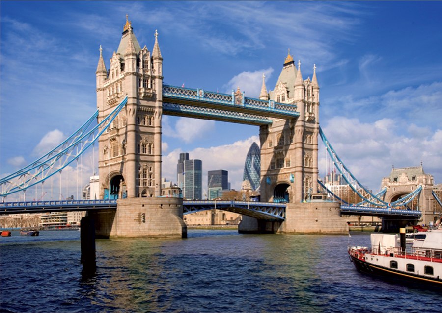 Tower Bridge  - 1000pc Jigsaw Puzzle by D-Toys