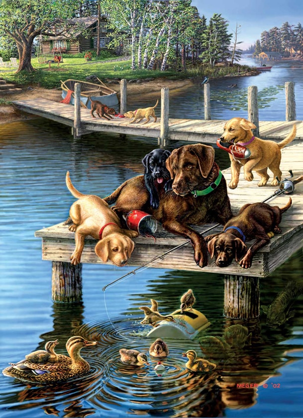 Summer School - 500pc Large Format Jigsaw Puzzle by Sunsout
