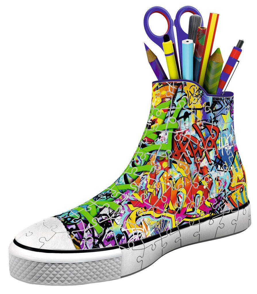 Sneaker: Graffiti - 108pc 3D Jigsaw Puzzle By Ravensburger  			  					NEW