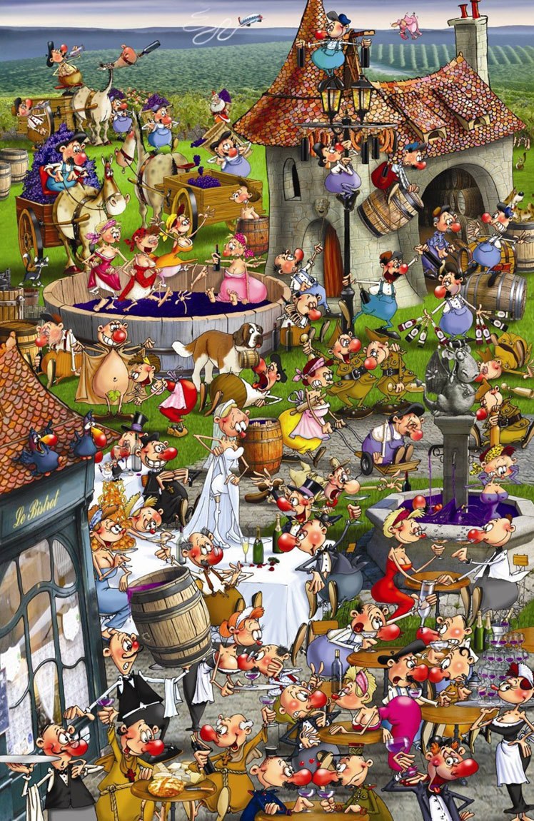 Story of Wine - 1000pc Jigsaw Puzzle by Piatnik