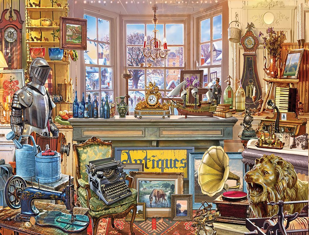 Antique Shoppe - 1000pc Jigsaw Puzzle By White Mountain  			  					NEW