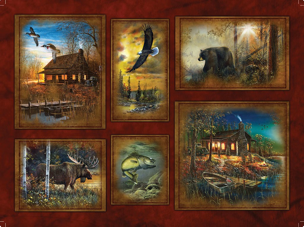 Scenic Lodge - 1000pc Jigsaw Puzzle by Sunsout