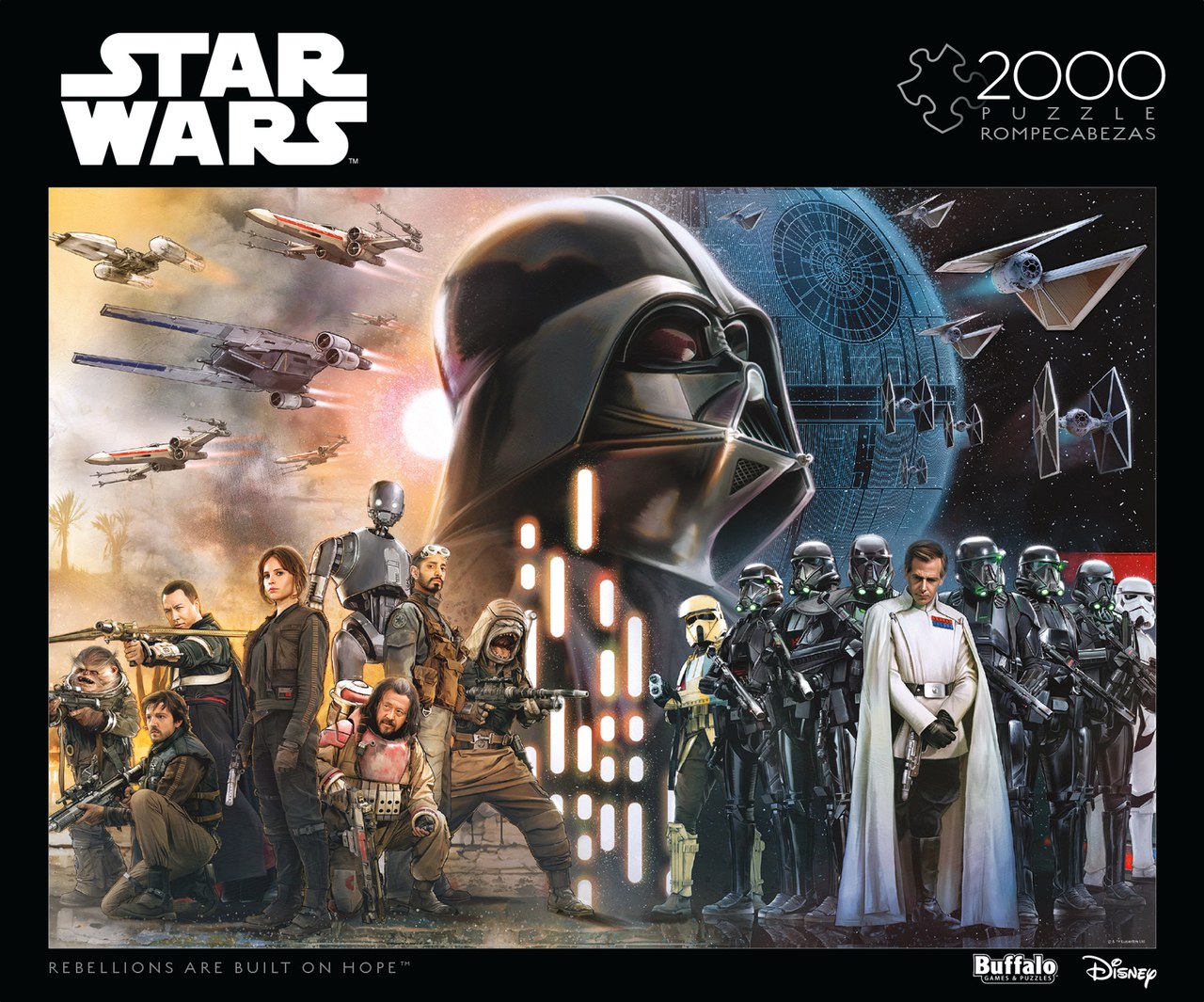 Star Wars: Rogue One - Rebellions Are Built On Hope  - 2000pc Jigsaw Puzzle By Buffalo Games - image 1