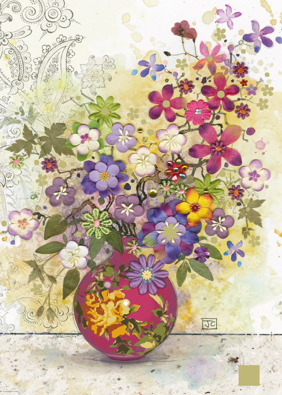 Pink Vase - 1000pc Jigsaw Puzzle By Heye  			  					NEW