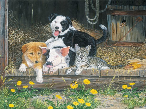Best of Friends - 63pc Jigsaw Puzzle By Sunsout