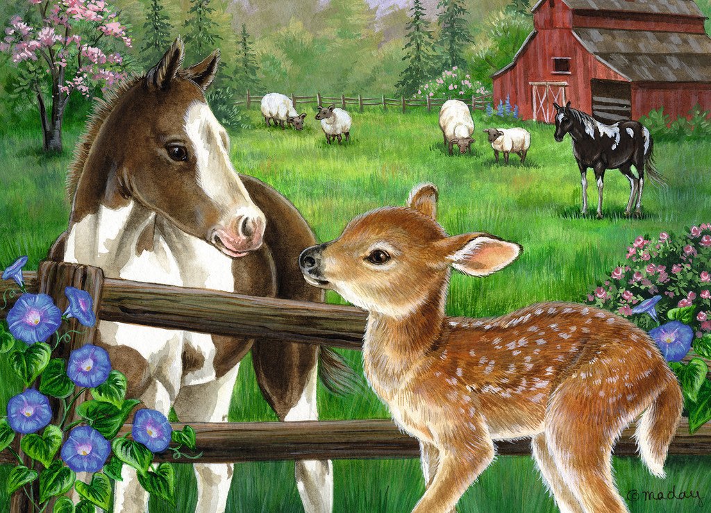 New Neighbors - 60pc Jigsaw Puzzle by Ravensburger