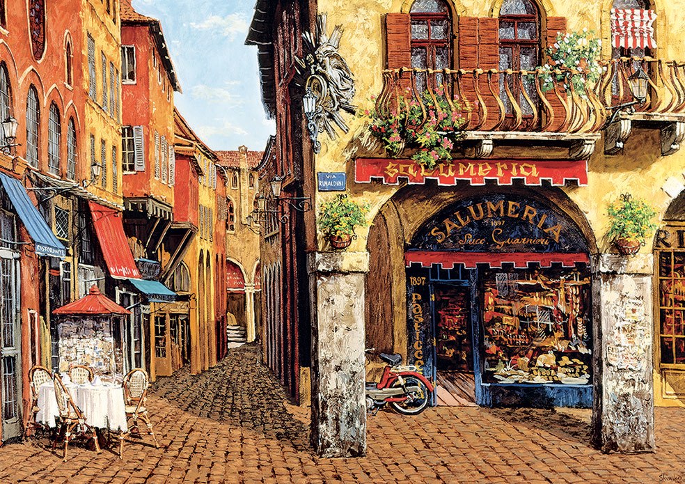 Victor Shvaiko: Colors Of Italy-Salumeria - 1500pc Jigsaw Puzzle by Educa