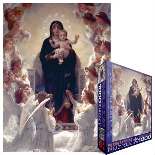 Bouguereau: Virgin with Angels - 1000pc Jigsaw Puzzle by Eurographics
