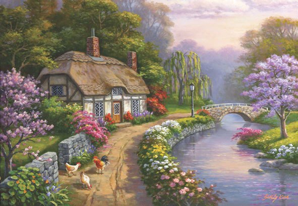 Willow Glen Estate - 260pc Jigsaw Puzzle by Anatolian  			  					NEW