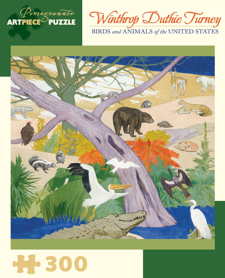 Turney: Birds and Animals - 300pc Jigsaw Puzzle by Pomegranate