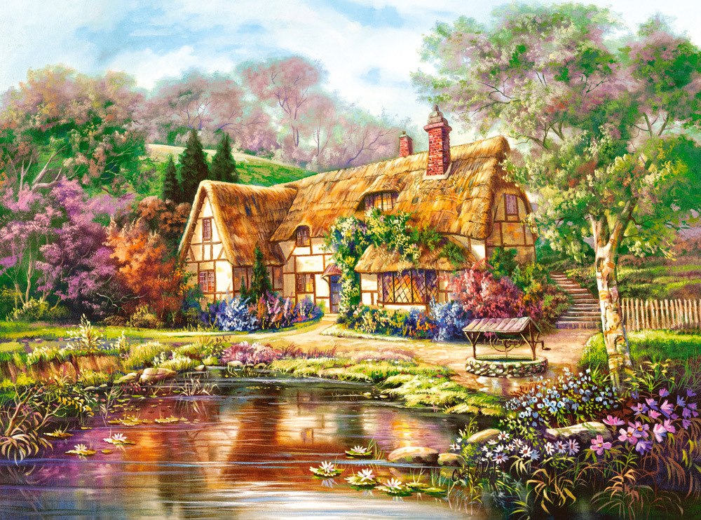 Twilight at Woodgreen Pond - 3000pc By Castorland