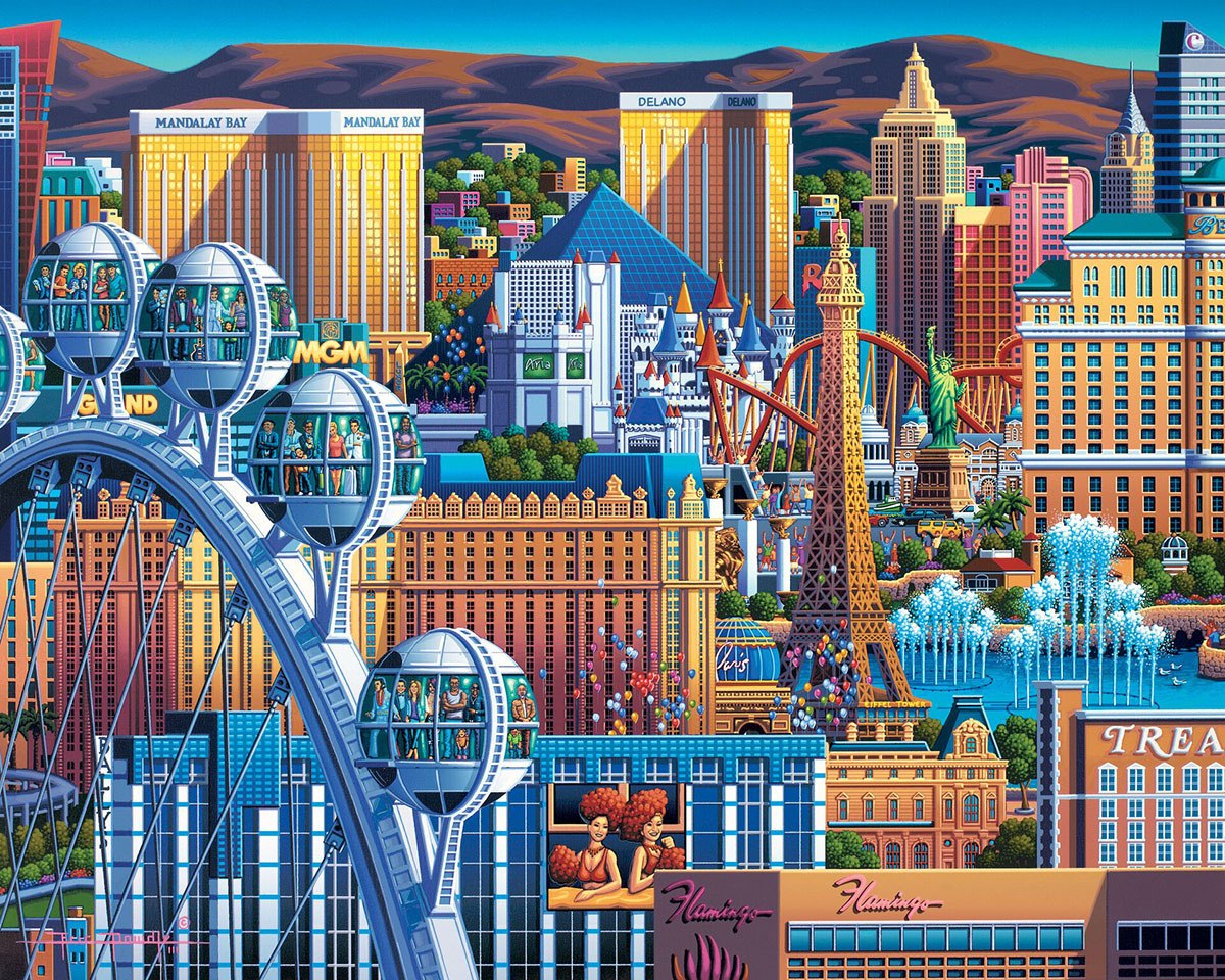 Las Vegas Great Wheel - 500pc Jigsaw Puzzle by Dowdle  			  					NEW