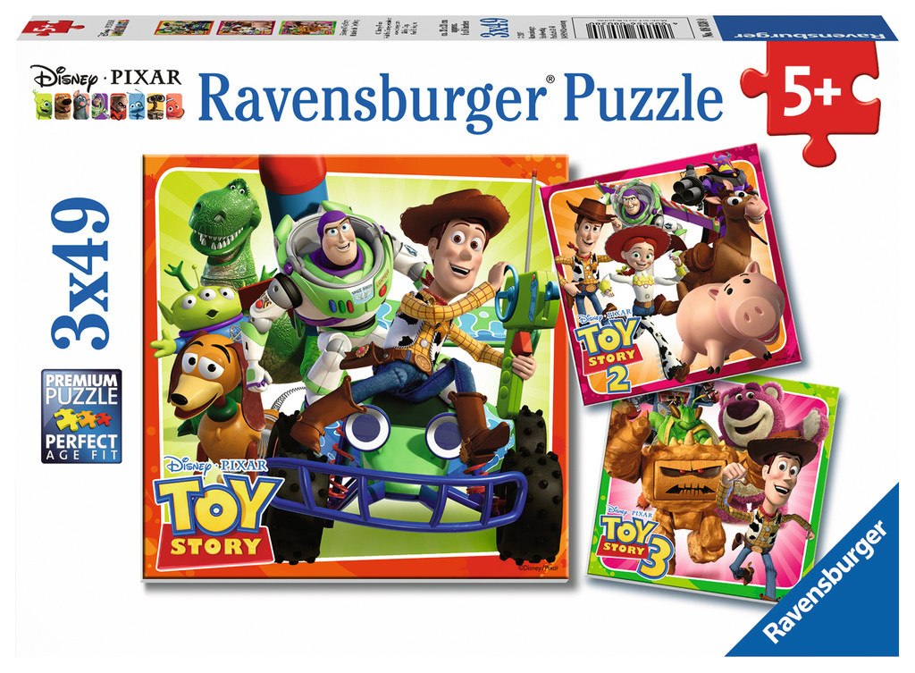 History - 3x49pc Jigsaw Puzzle By Ravensburger  			  					NEW